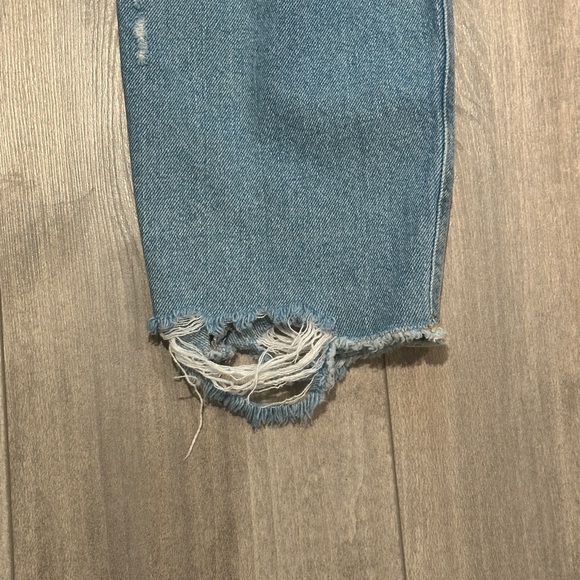 Tori Petite Distressed Mom Jeans - Picture 5 of 6
